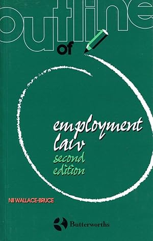 Image du vendeur pour Outline of employment law. mis en vente par Lost and Found Books