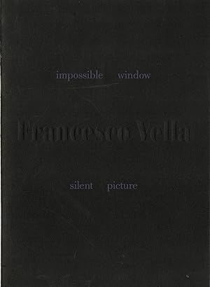 Seller image for Francesco Vella - Neuste Werke - Zuerich: Galerie & edition Margine 2.09.1987 for sale by °ART...on paper - 20th Century Art Books