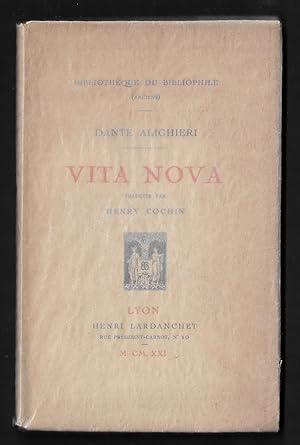Imagen del vendedor de Dante Alighieri: VITA NOVA a la venta por ART...on paper - 20th Century Art Books