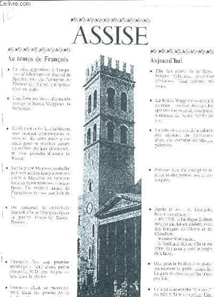 Seller image for ENVIRON 19 PAGES AGRAFFEES SUR FRANCOIS D'ASSISE - au temps de franois - aujourd'hui - le saint de tout le monde - assise perle de l'ombrie - dans les pas de saint franois d'asise - dans la valle de riti - le stigmatis de l'alverne . for sale by Le-Livre