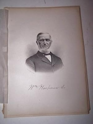 Immagine del venditore per WILLIAM HARTMAN, SR. [Steel Engraved Portrait] venduto da Antiquarian Bookshop