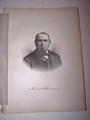 Immagine del venditore per MICHAEL SIMON [Steel Engraved Portrait] venduto da Antiquarian Bookshop