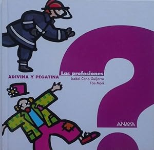 ADIVINA Y PEGATINA - LAS PROFESIONES