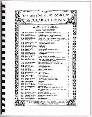 Bild des Verkufers fr Fly, Singing Bird (for Three-Part Women's Voices [SSA]), with Two Violins and Piano accompaniment zum Verkauf von SUNSET BOOKS