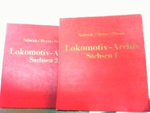 Bild des Verkufers fr Lokomotiv-Archiv Sachsen. Hier Band 1 und 2 in 2 Bchern komplett ! Band 1. Schnellzug und Personenzuglokomotiven. / Band 2. Gterzug und Tenderlokomotive, Triebwagen. zum Verkauf von Antiquariat Ehbrecht - Preis inkl. MwSt.