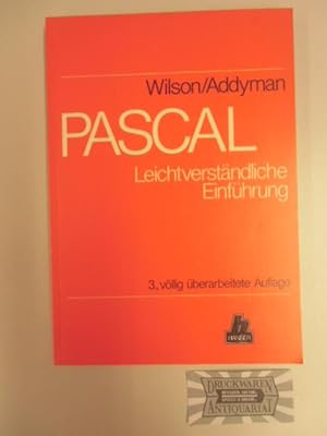 Seller image for PASCAL - Leichtverstndliche Einfhrung. for sale by Druckwaren Antiquariat