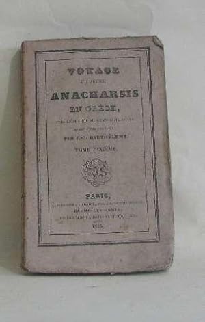 Imagen del vendedor de Voyage du jeune anacharsis en grce tome dixime a la venta por crealivres