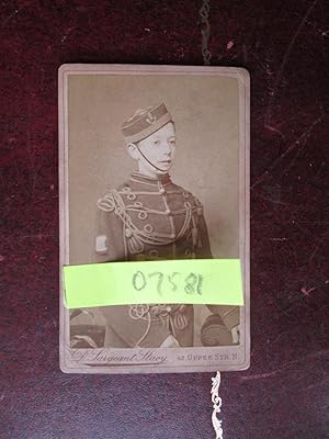 Drummer Boy Wearing a Rifles or Light Infantry Bugle in His Cap. An Original Carte De Visite Port...