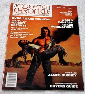 Seller image for Science Fiction Chronicle: The Monthly SF and Fantasy Newsmagazine - October (Oct.) 1989 for sale by Preferred Books
