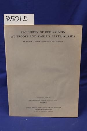 Imagen del vendedor de FECUNDITY OF RED SALMON AT BROOKS AND KARLUK LAKES, ALASKA a la venta por Princeton Antiques Bookshop