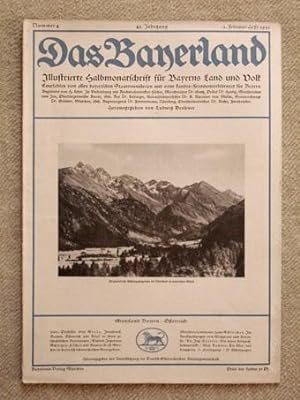 Grenzland Bayern-Österreich (=Das Bayerland, 43. Jahrgang, Nr. 4; 2 Februar-Heft 1932). Illustrie...