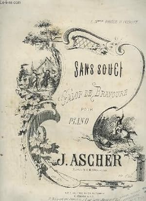 Seller image for SANS SOUCI - GALOP DE BRAVOURE POUR PIANO. for sale by Le-Livre