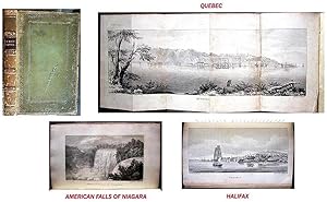 Image du vendeur pour Personal Narrative of Travels in the United States and Canada in 1826 (12 lithograph plates & includes the lithographed panoramic fold out frontis view of Quebec) mis en vente par DR Fine Arts