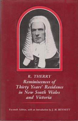 Image du vendeur pour Reminiscences of Thirty Years' Residence in New South Wales and Victoria. Introd. by J.M. Bennett. Foreword by Hon. M. Justice Else-Mitchell. Facsimile ed. mis en vente par Berkelouw Rare Books