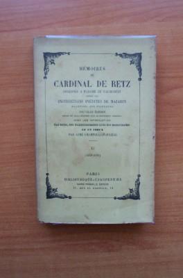 Image du vendeur pour MEMOIRES DU CARDINAL DE RETZ ADRESSES A MADAME DE CAUMARTIN suivis des INSTRUCTIONS INEDITES DE MAZARIN relatives aux frondeurs Tome 2 : 1649-1650 mis en vente par KEMOLA