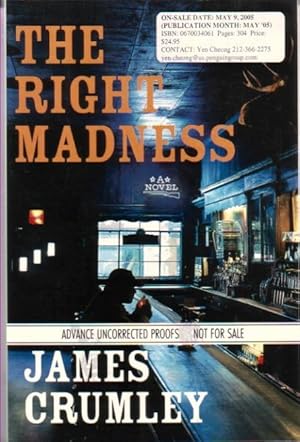 Seller image for THE RIGHT MADNESS. for sale by Monroe Stahr Books