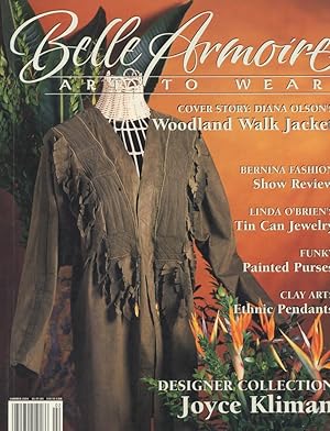 Immagine del venditore per BELLE ARMOIRE : ART TO WEAR : Summer 2004 (Vol 4, Issue 3) venduto da 100POCKETS