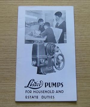 Lister Pumps for Household and Estate Duties.