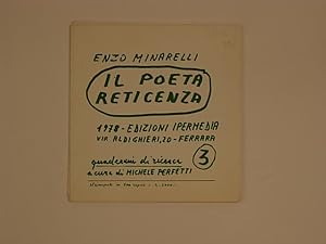 Immagine del venditore per Il poeta reticenza (quaderni di ricerca 3 a cura di Michele Perfetti) venduto da A Balzac A Rodin