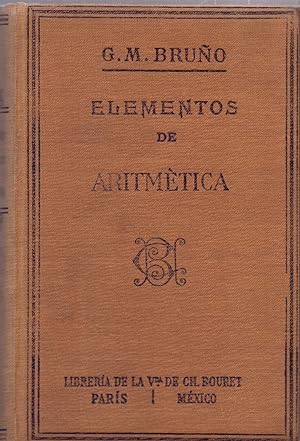 Seller image for ELEMENTOS DE ARITMETICA CON ALGUNAS NOCIONES DE ALGEBRA for sale by Libreria 7 Soles