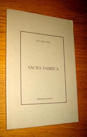 Image du vendeur pour Sacra fabrica. Sept (d)bauches de William Sawaya et un dessin de Carol Rama. mis en vente par Les Livres du Pont-Neuf