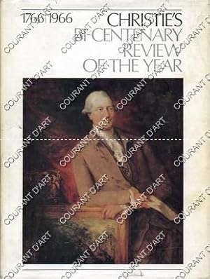 CHRISTIES. BI-CENTENARY REVIEW OF THE YEAR. 1766-1966, OCTOBER 1965-JULY 1966. PISSARRO. CANALETT...