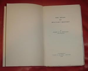 Seller image for The Study of Military History for sale by Makovski Books