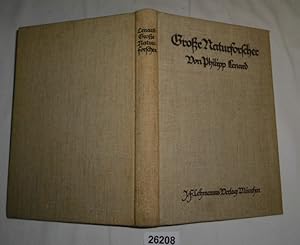 Bild des Verkufers fr Groe Naturforscher - Eine Geschichte der Naturforschung in Lebensbeschreibungen zum Verkauf von Versandhandel fr Sammler