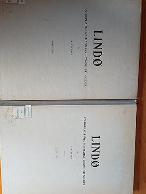 Seller image for 2 VOLUME SET. Lind. En boplads fra Danmarks yngre stenalder. 1-2. Illustrerad. for sale by G. & J. CHESTERS