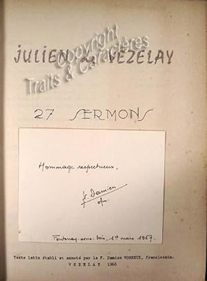 Julien de Vézelay. 27 sermons.