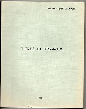 Titres et Travaux