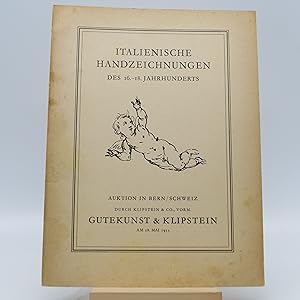 Italienische Handzeichnungen des 16.-18. Jahrhunderts (Auktion 72 Catalog)