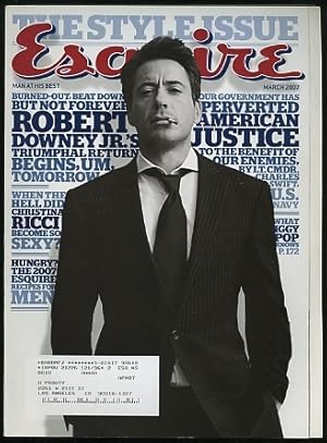 Bild des Verkufers fr "The Night Johnny Ace Died" [in Esquire magazine, March 2007] [cover: Robert Downey Jr.] zum Verkauf von ReadInk, ABAA/IOBA