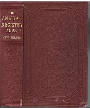 Seller image for The Annual Register ; A Review of Public Events at Home and Abroad for the Year 1923. for sale by Tinakori Books