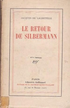 Imagen del vendedor de Le retour de Silbermann a la venta por LIBRERA GULLIVER