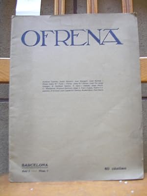OFRENA. Revista catalana. Any I Núm. 1. Novembre 1916