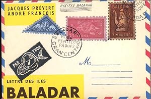 Imagen del vendedor de Lettre des les Baladar a la venta por L'ivre d'Histoires