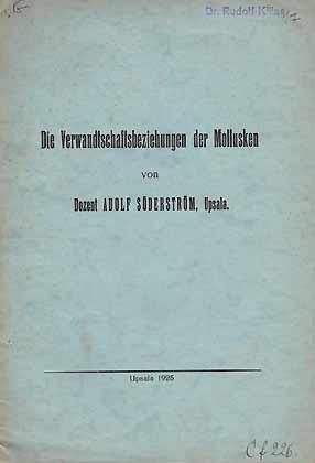 Bild des Verkufers fr Die Verwandtschaftsbeziehungen der Mollusken zum Verkauf von ConchBooks