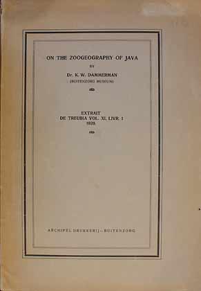Bild des Verkufers fr On the zoography of Java zum Verkauf von ConchBooks