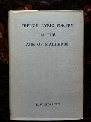 Seller image for French lyric poetry in the age of Malherbe. for sale by Jack Baldwin Rare Books