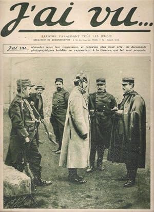 J'ai Vu . n° 5 - 17 Décembre 1914 : L'interrogatoire D'un Officier de La Garde
