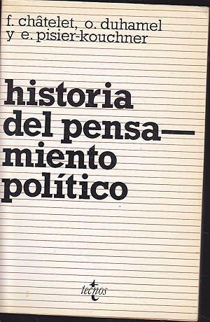 HISTORIA DEL PENSAMIENTO POLITICO