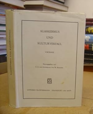 Seller image for Klassizsmus Und Kulturverfall for sale by Eastleach Books