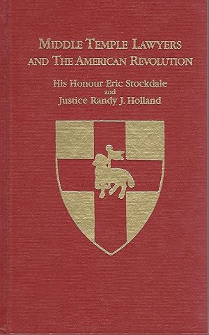 Imagen del vendedor de Middle Temple Lawyers and the American Revolution a la venta por Dorley House Books, Inc.
