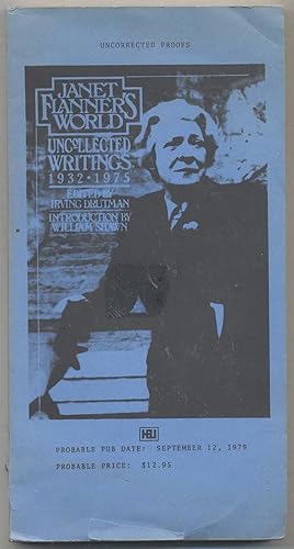 Seller image for Janet Flanner's World: Uncollected Writings, 1932-1975 for sale by Between the Covers-Rare Books, Inc. ABAA