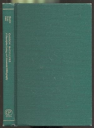 Bild des Verkufers fr Carson McCullers: A Descriptive Listing and Annotated Bibliography of Criticism zum Verkauf von Between the Covers-Rare Books, Inc. ABAA