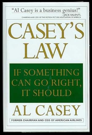 Seller image for Casey's Law: If Something Can Go Right, It Should for sale by Bookmarc's