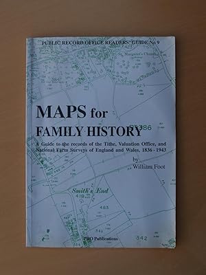 Seller image for Maps for Family History: A Guide to the Records of the Tithe, Valuation Office, and National Farm Surveys of England and Wales, 1836-1943 for sale by Terry Blowfield