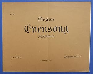 The Western Organist - A Series of Modern Organ Music - Evensong in E No 18 - Sheet Music