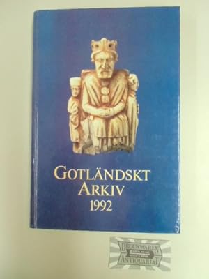 Seller image for Gotlndskt Arkiv 1992. Argang 64. for sale by Druckwaren Antiquariat